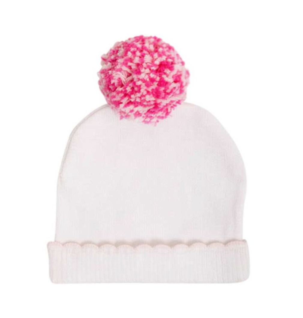 I`m Here Hat - Worth Ave White/Palm Beach Pink from Anderson Parker