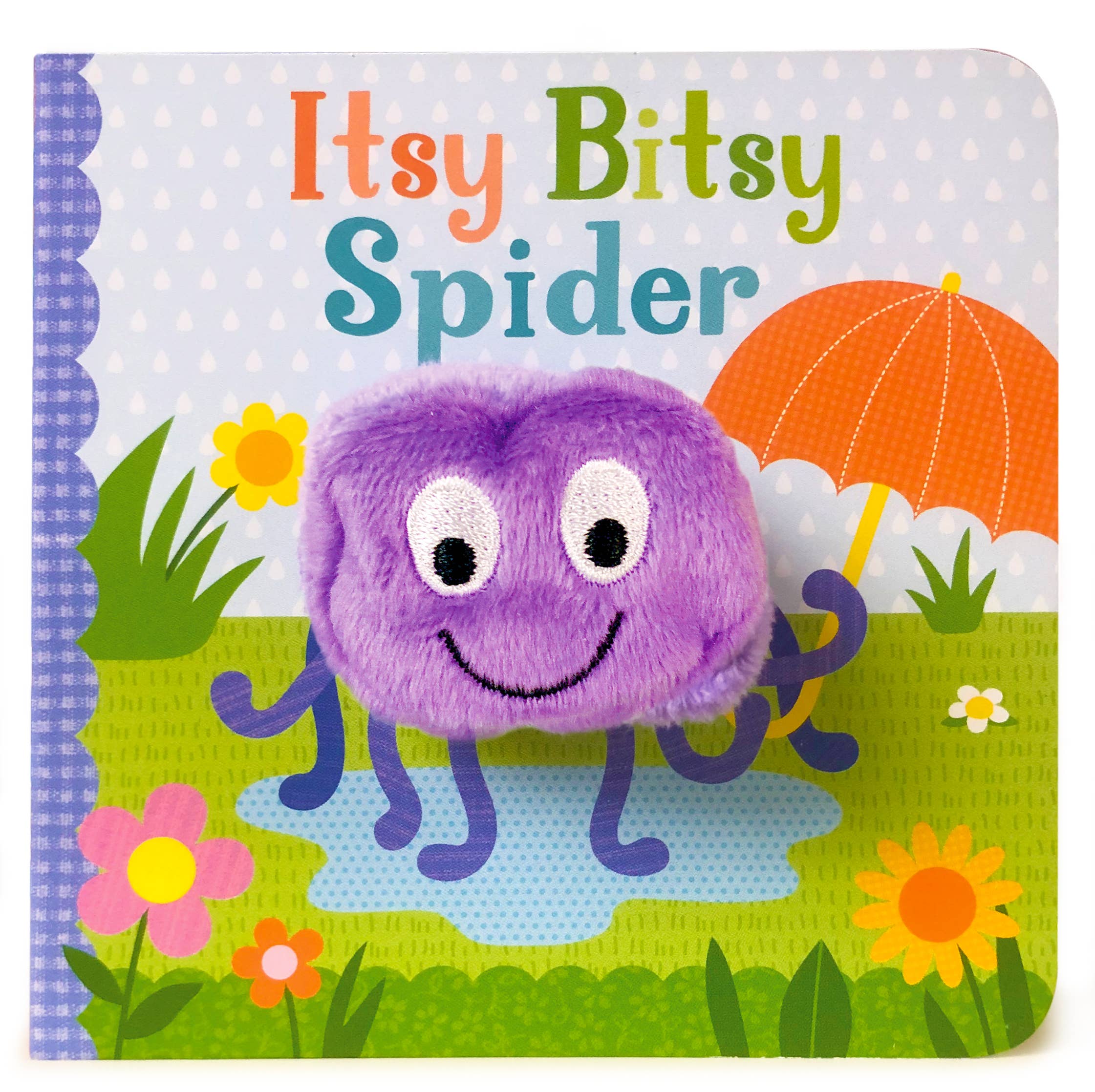 Itsy Bitsy Spider Nursery Rhyme Finger Puppet Board Book from Anderson Parker
