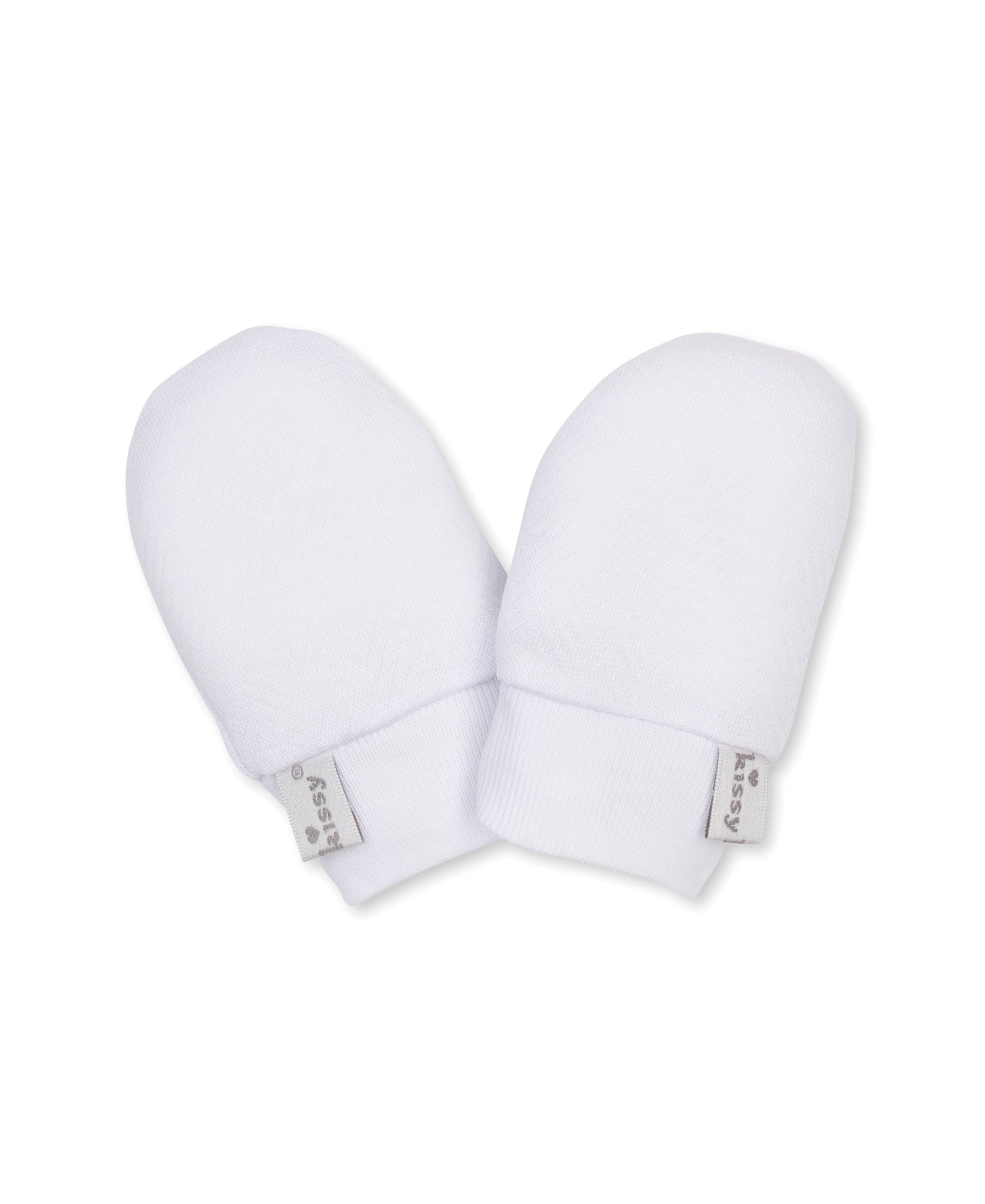 Jacquard Mitts - White from Anderson Parker