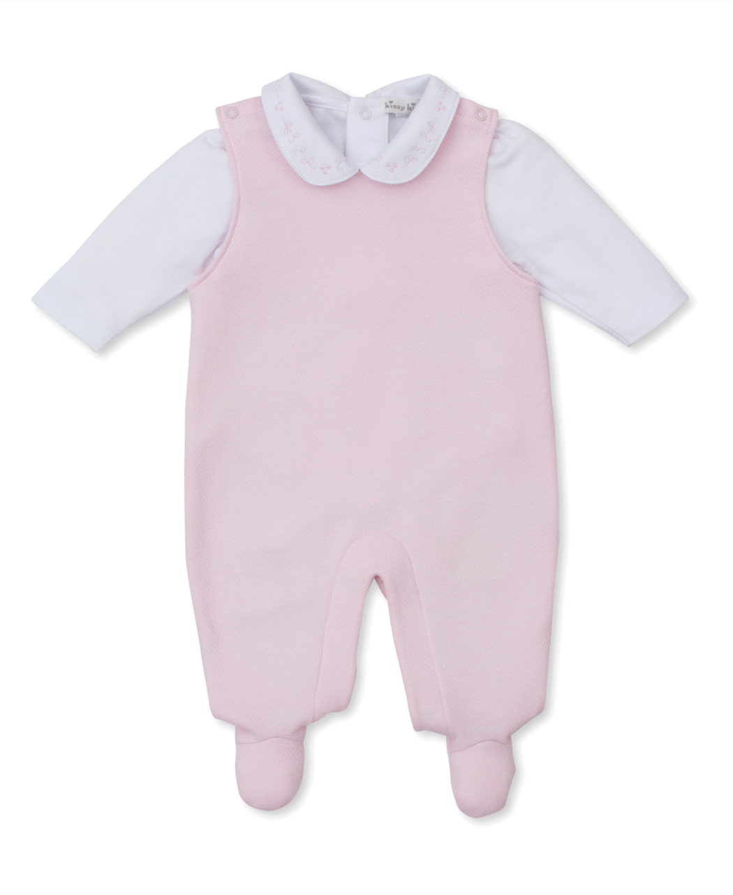 Jacquard Overall Set - Light Pink from Anderson Parker