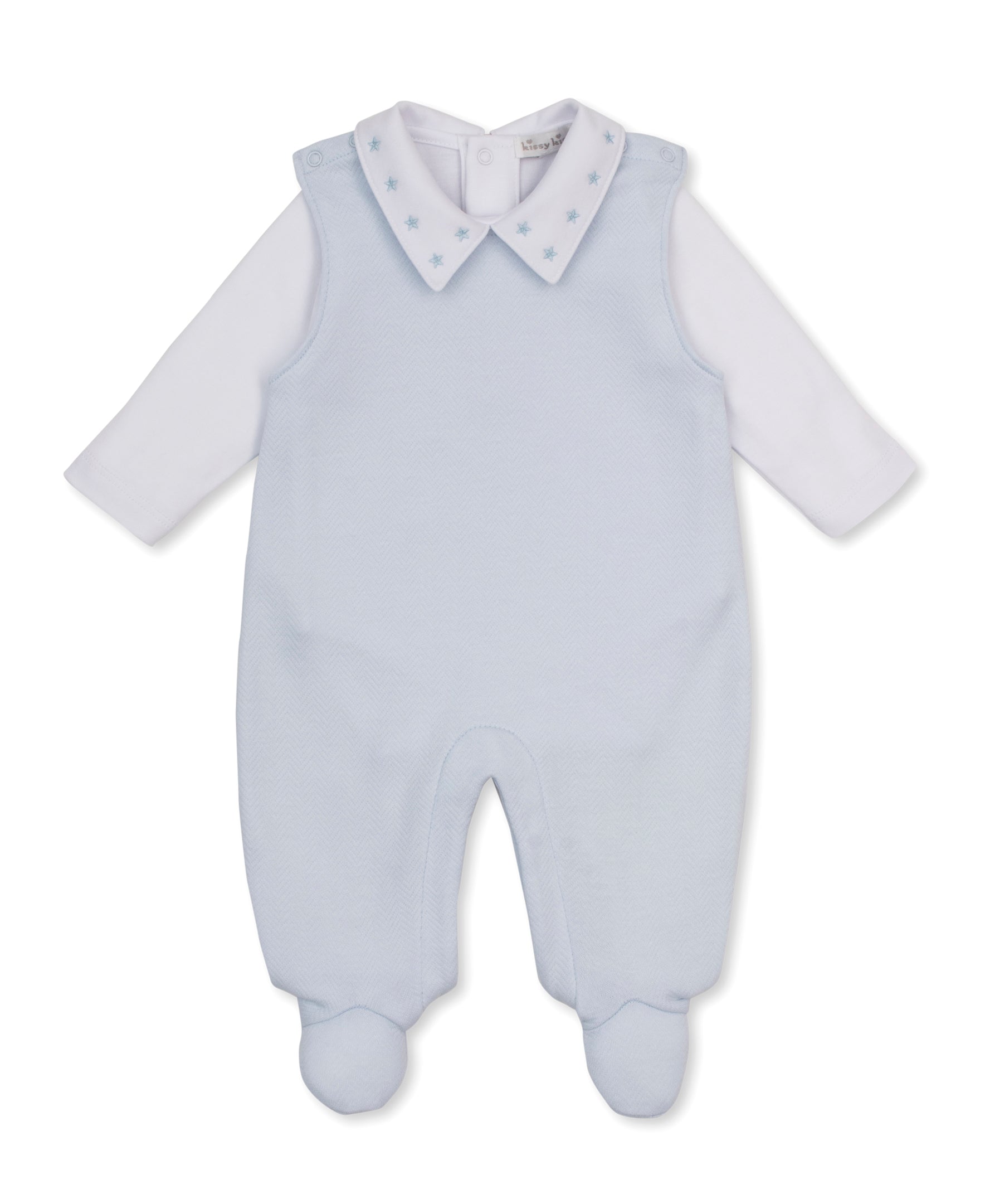 Jacquard Overall Set Mix - Light Blue from Anderson Parker