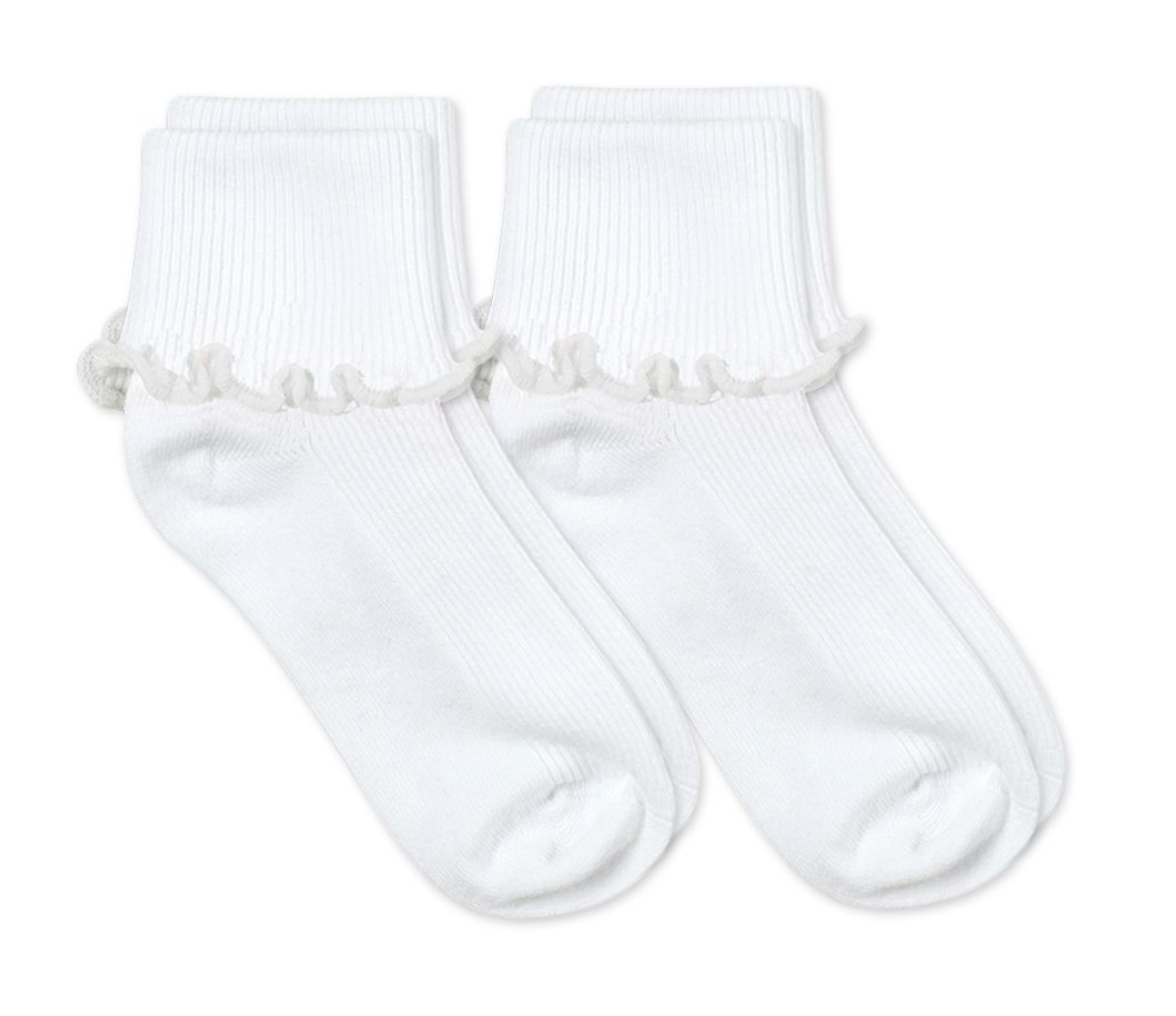 Jefferies Socks Ripple Edge Smooth Toe Turn Cuff Socks 2 Pair Pack from Anderson Parker