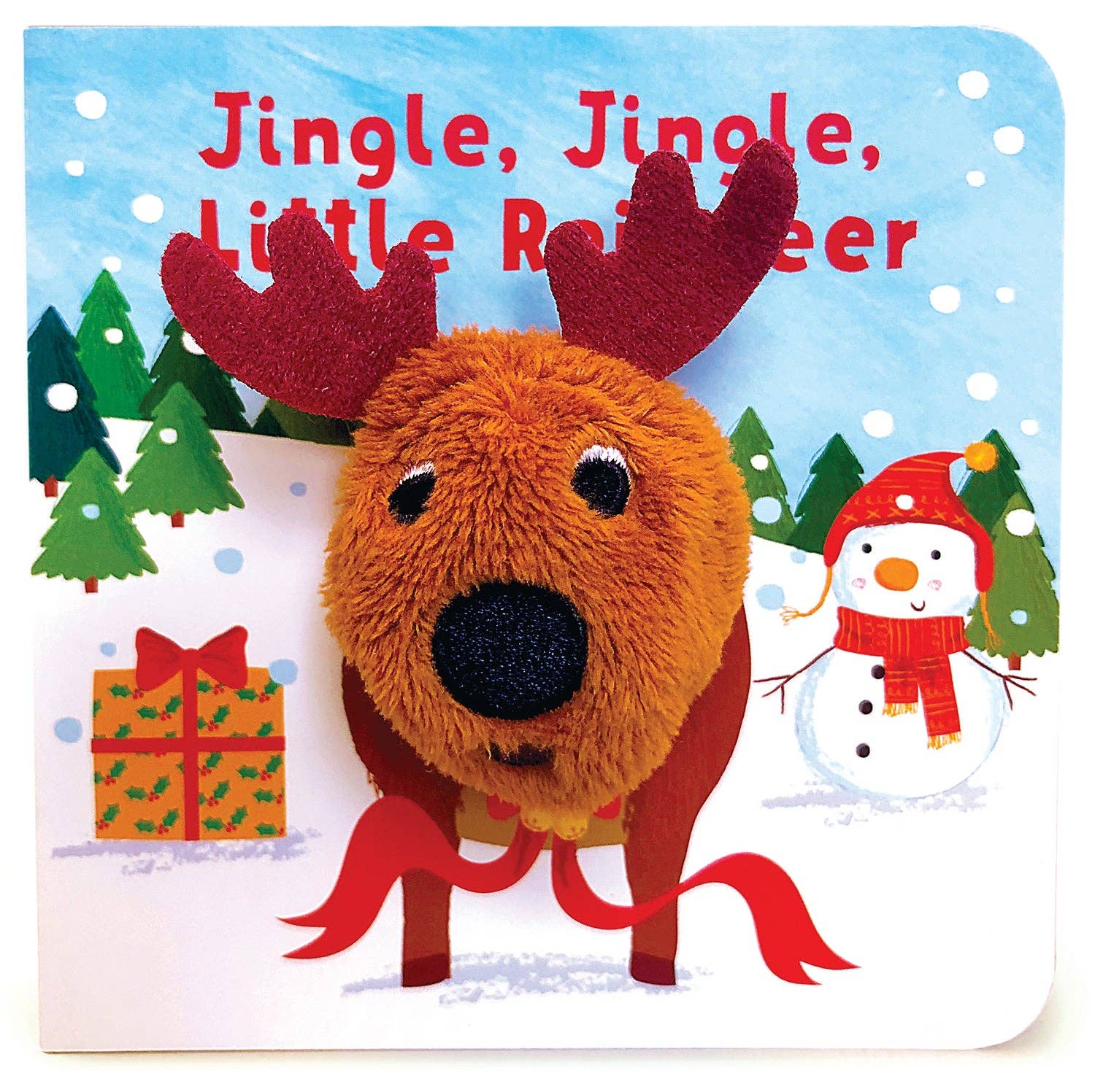 Jingle, Jingle, Little Reindeer Finger Puppet Board Book from Anderson Parker