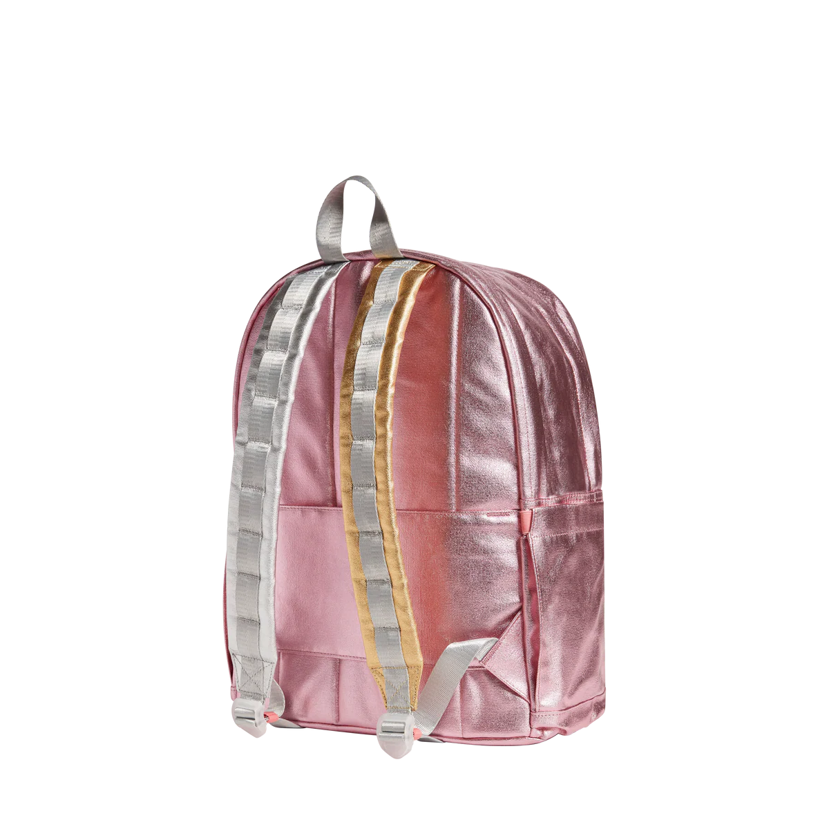 Kane Double Pocket Backpack - Pink/Sliver from Anderson Parker