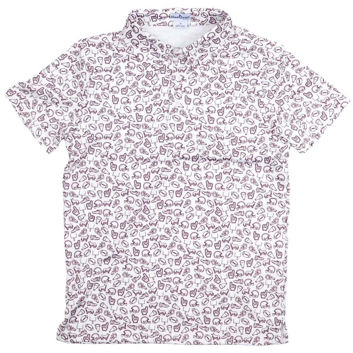 Kickoff Maroon Polo Short Sleeve Shirt from Anderson Parker