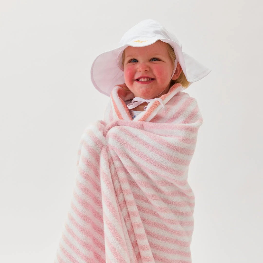 Kids' Beach Towel - Pink and Coral from Anderson Parker