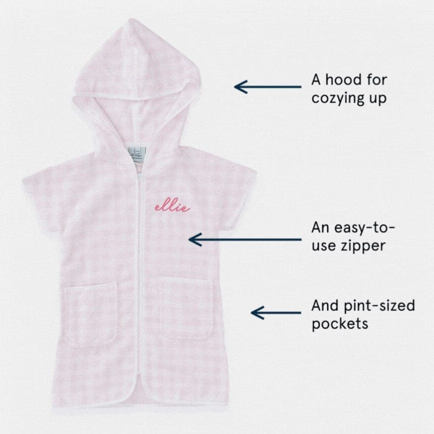 Kids’ Cover Up -Light Pink Gingham from Anderson Parker