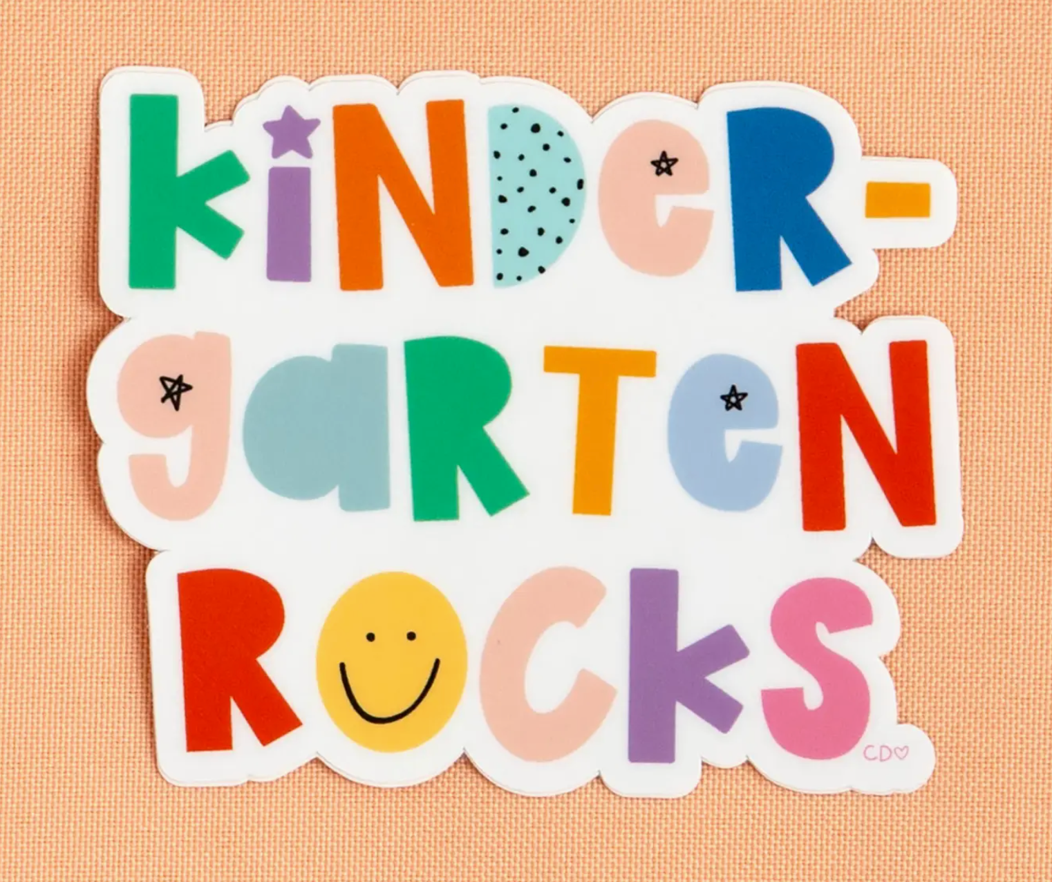 Kindergarten Rocks Decal Sticker from Anderson Parker