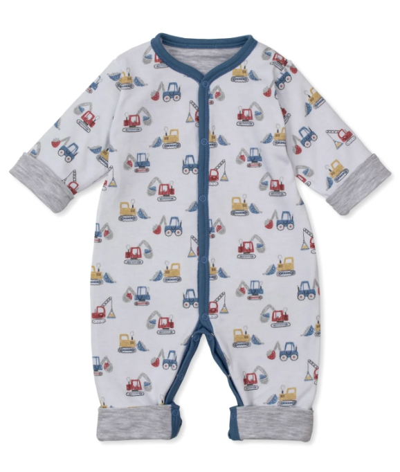 Kissy Kissy Construction Digger Reversible Playsuit from Anderson Parker