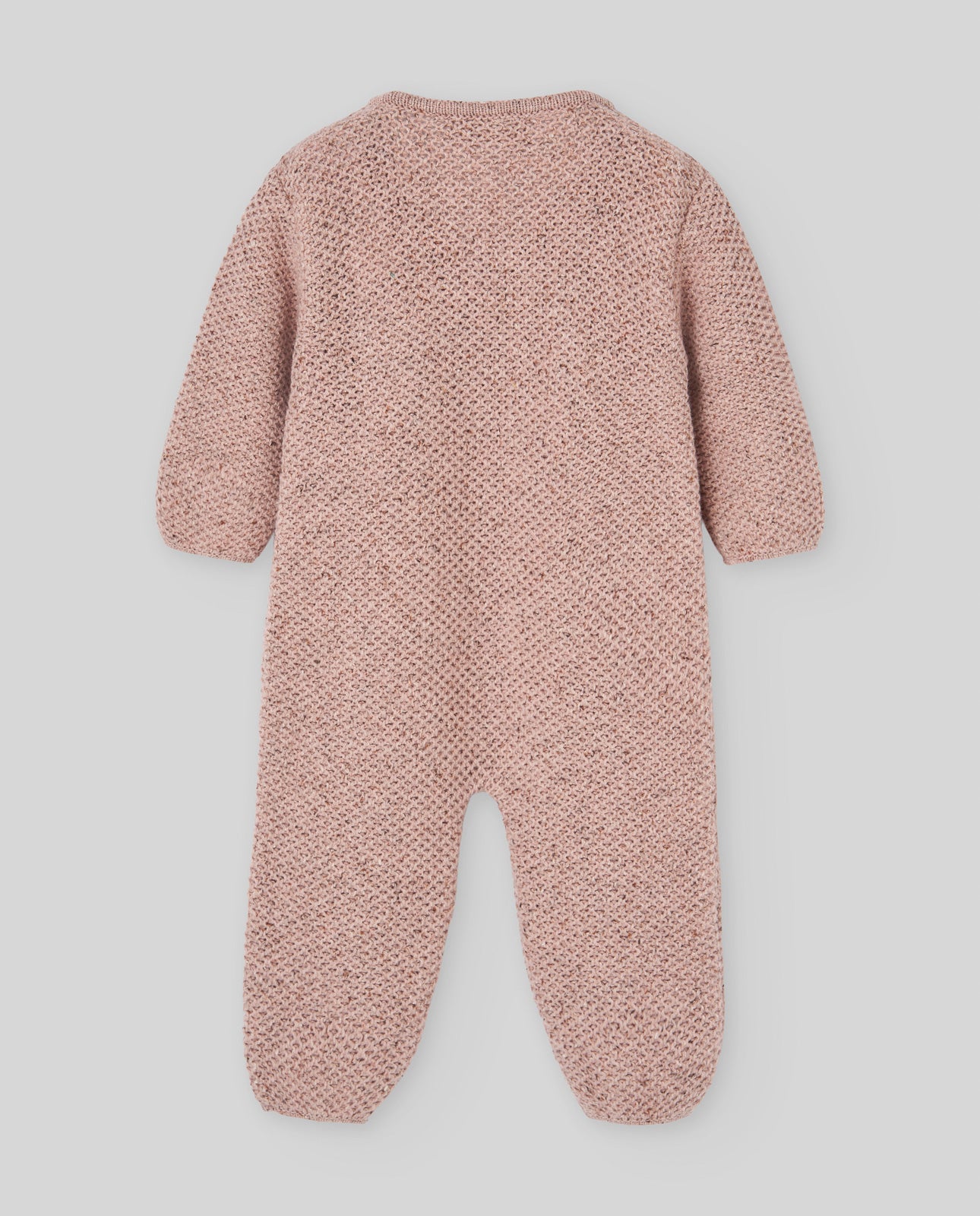 Knit Newborn Romper - Mist Pink from Anderson Parker
