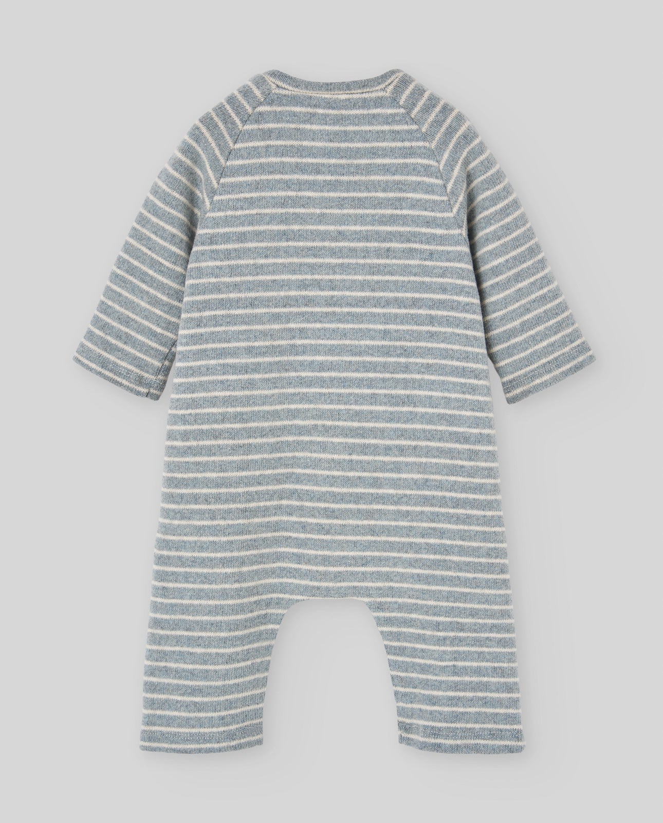 Knit Romper - Blue Cloud/Cream from Anderson Parker