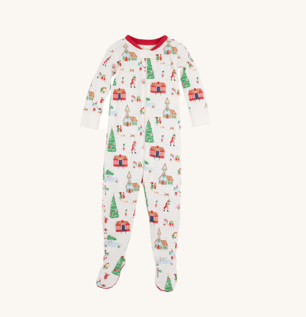 Knox`s Night Night Footed- Make the Season Bright/Richmond Red/Palmetto Pearl from Anderson Parker