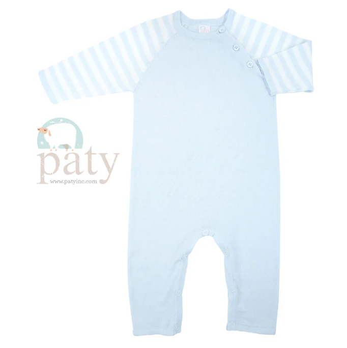 LAYETTE ROMPER - BABY BLUE from Anderson Parker