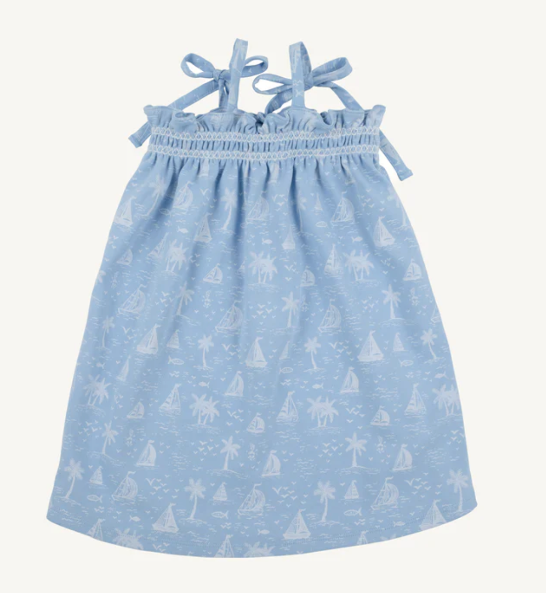 Lainey's Little Dress - Bay Side Boats/Worth Avenue White from Anderson Parker