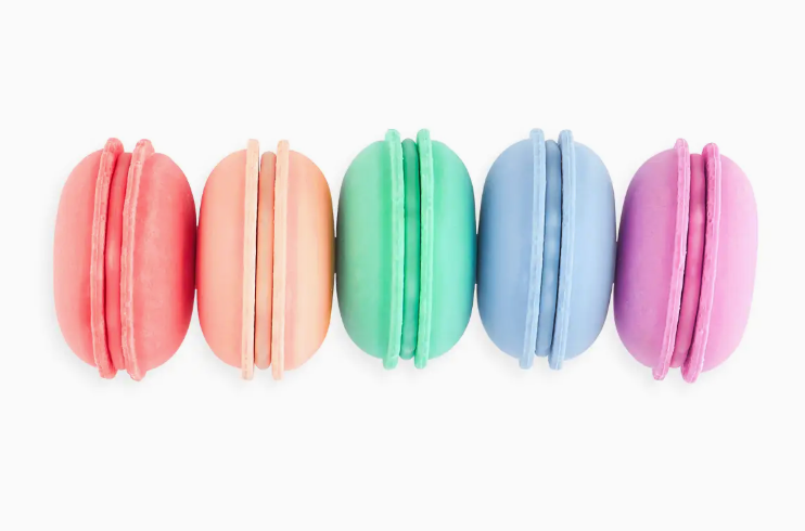 Le Macaron Patisserie: Vanilla Scented Puzzle Erasers from Anderson Parker
