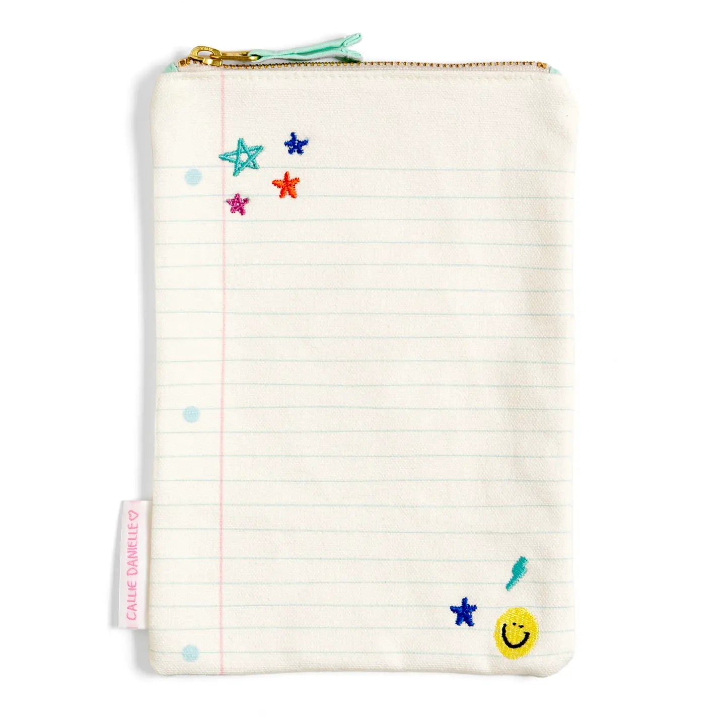 Ledger Paper Canvas Pouch from Anderson Parker