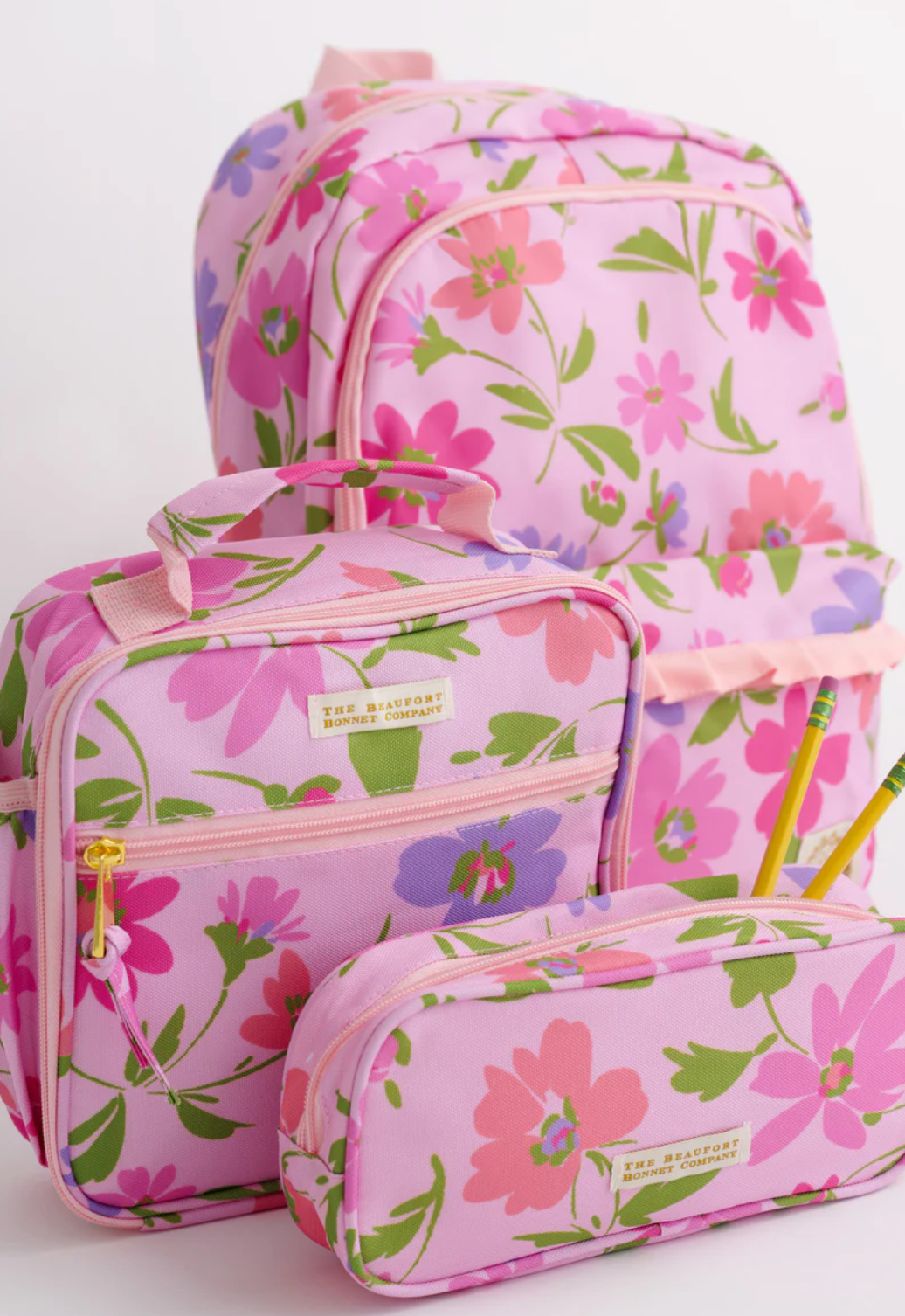 Leighton Lunch Box - Grand Cayman Gardens with Palm Beach Pink from Anderson Parker