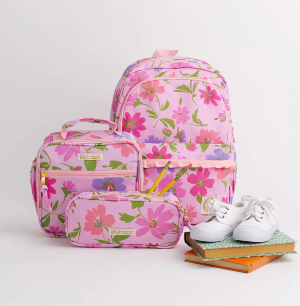 Leighton Lunch Box - Grand Cayman Gardens with Palm Beach Pink from Anderson Parker