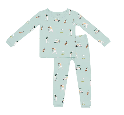 Long Sleeve Pajamas in Golf from Anderson Parker