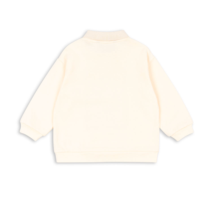 Long Sleeve Polo - Buttercream from Anderson Parker