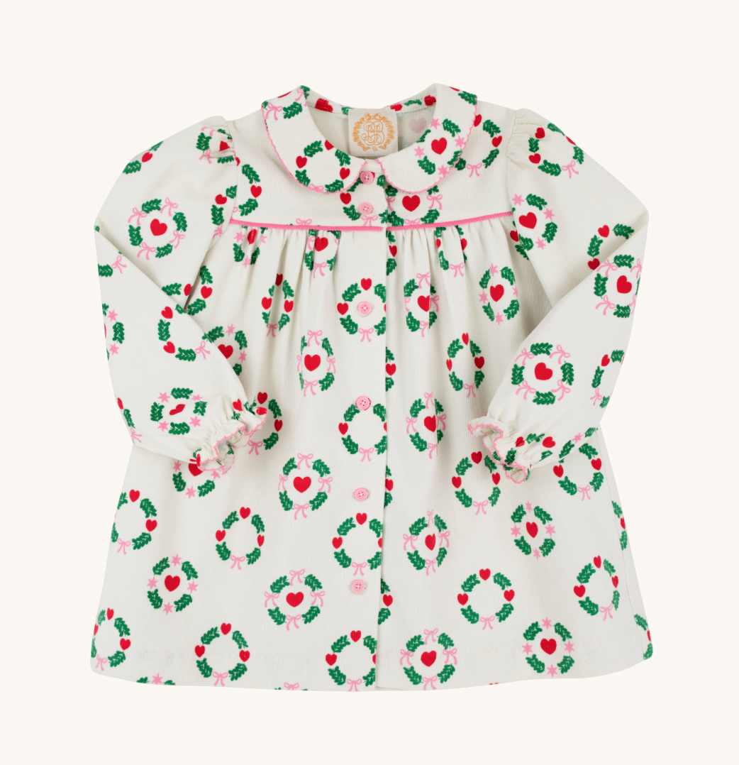 Long Sleeve Tabitha's Teacher's Pet Dress - Rollins Wreaths from Anderson Parker