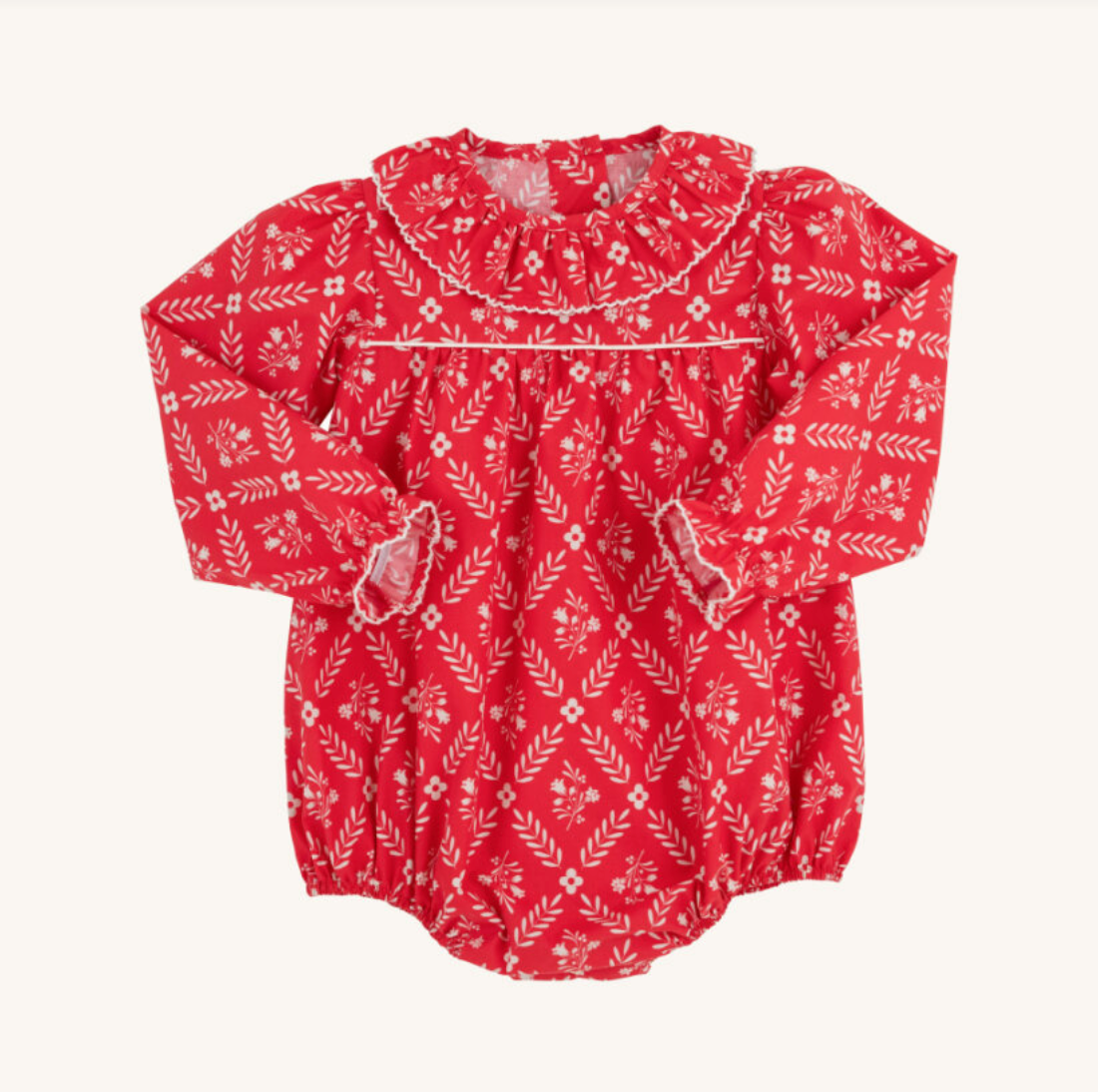 Longsleeve Ramona Ruffle Bubble - Mayflower Musings/Palmetto Pearl from Anderson Parker