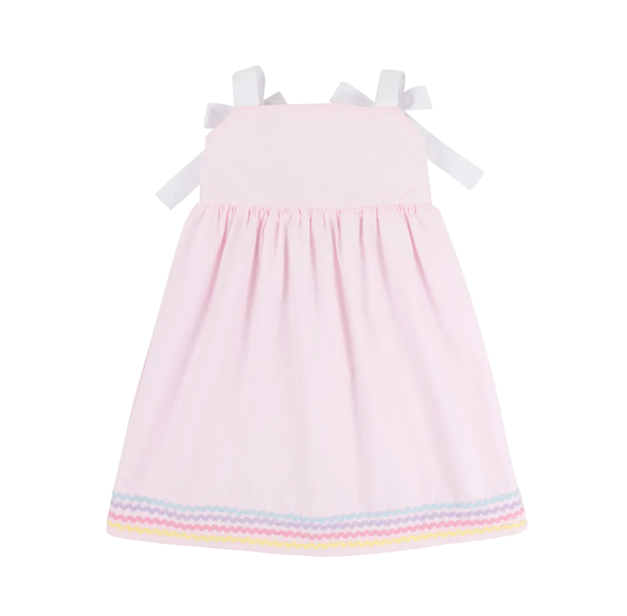 Macie Mini Dress - Palm Beach Pink/Worth Ave White from Anderson Parker