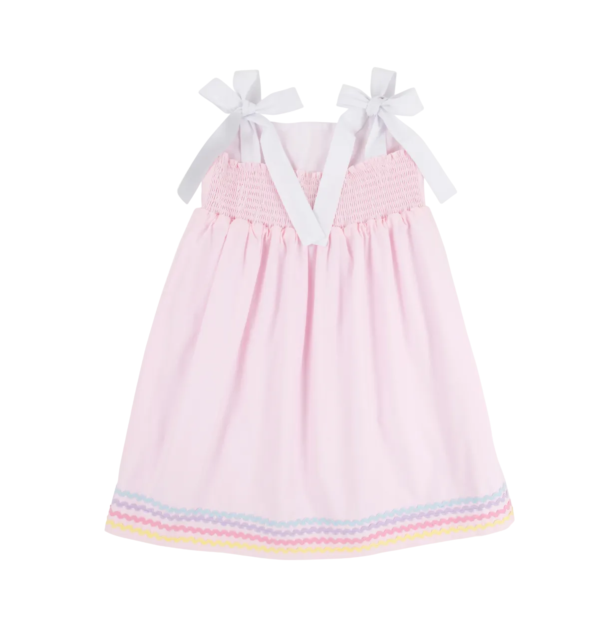 Macie Mini Dress - Palm Beach Pink/Worth Ave White from Anderson Parker