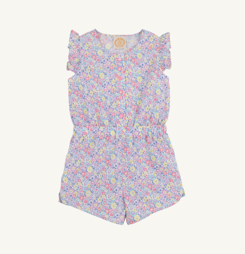 Marion Rose Romper - Broadcloth - Briar Patch Petals from Anderson Parker