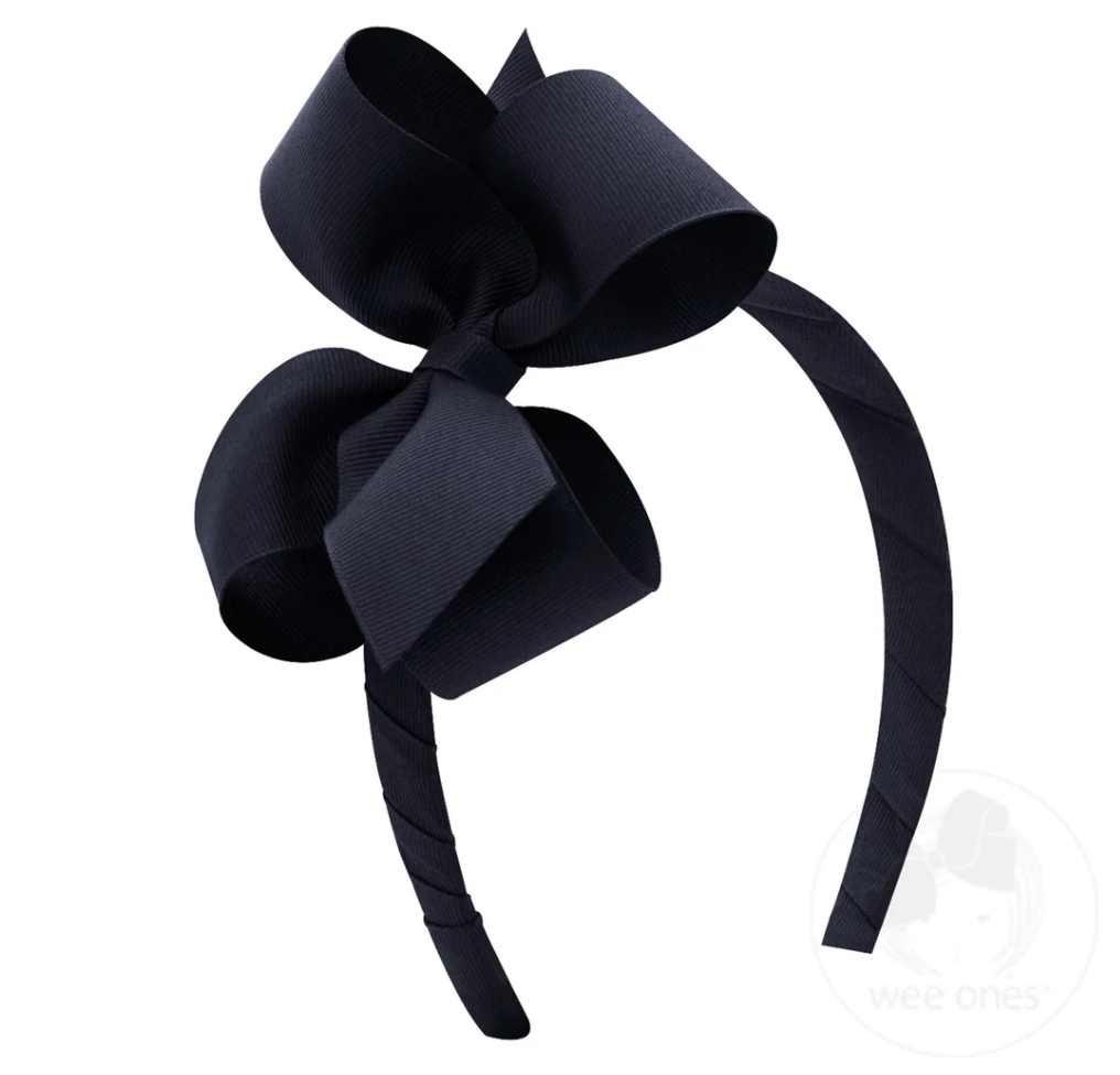 Medium Grosgrain Headband w/ Bow from Anderson Parker