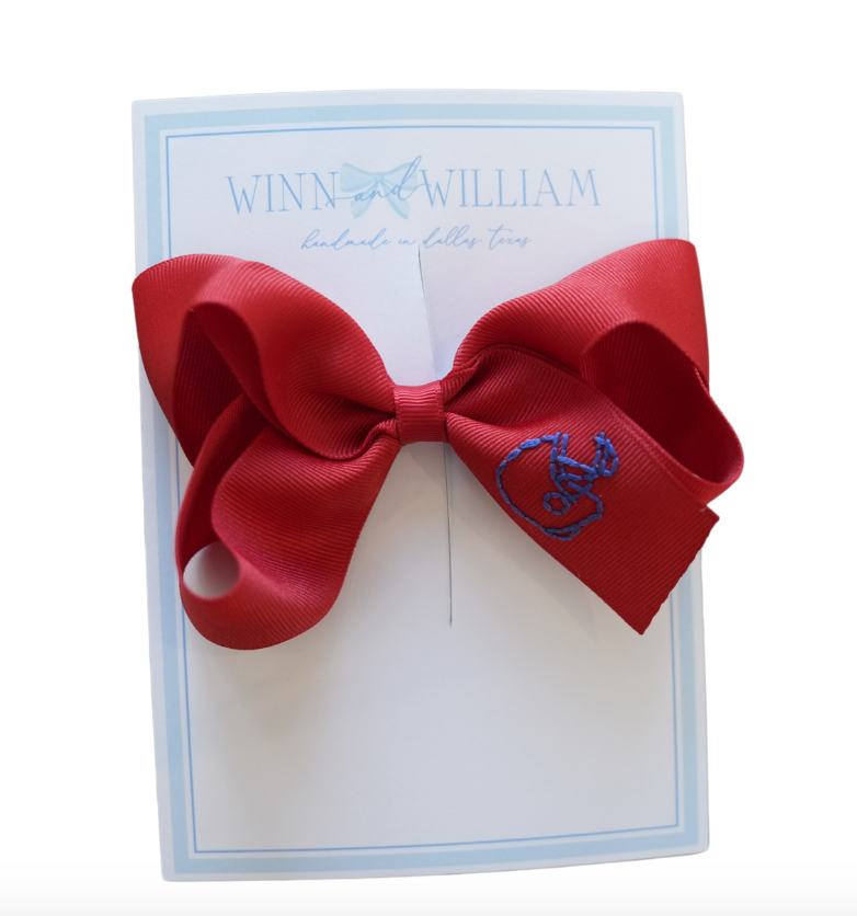 Medium Red with Handstitched Royal Helmet from Anderson Parker