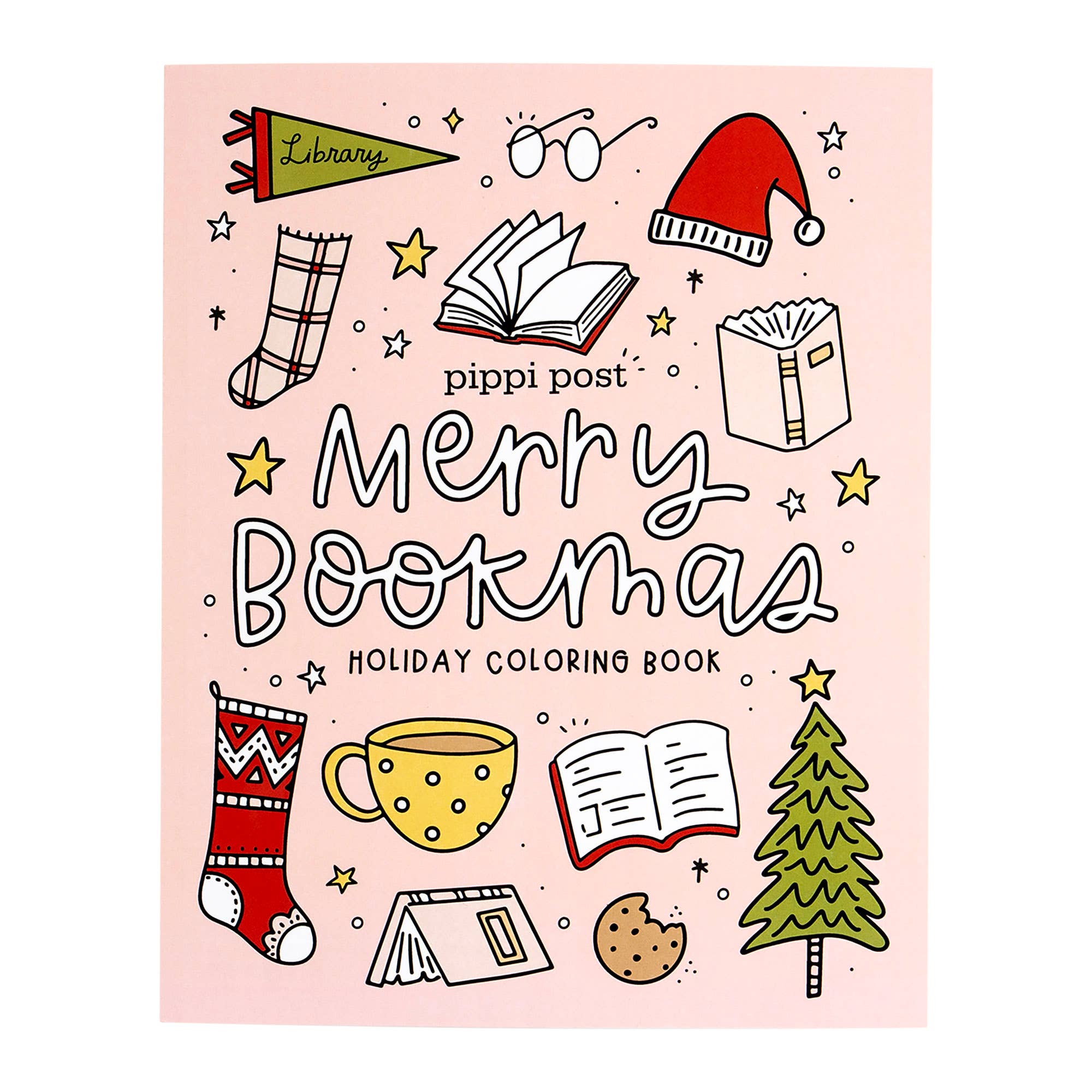 Merry Bookmas Holiday Coloring Book from Anderson Parker