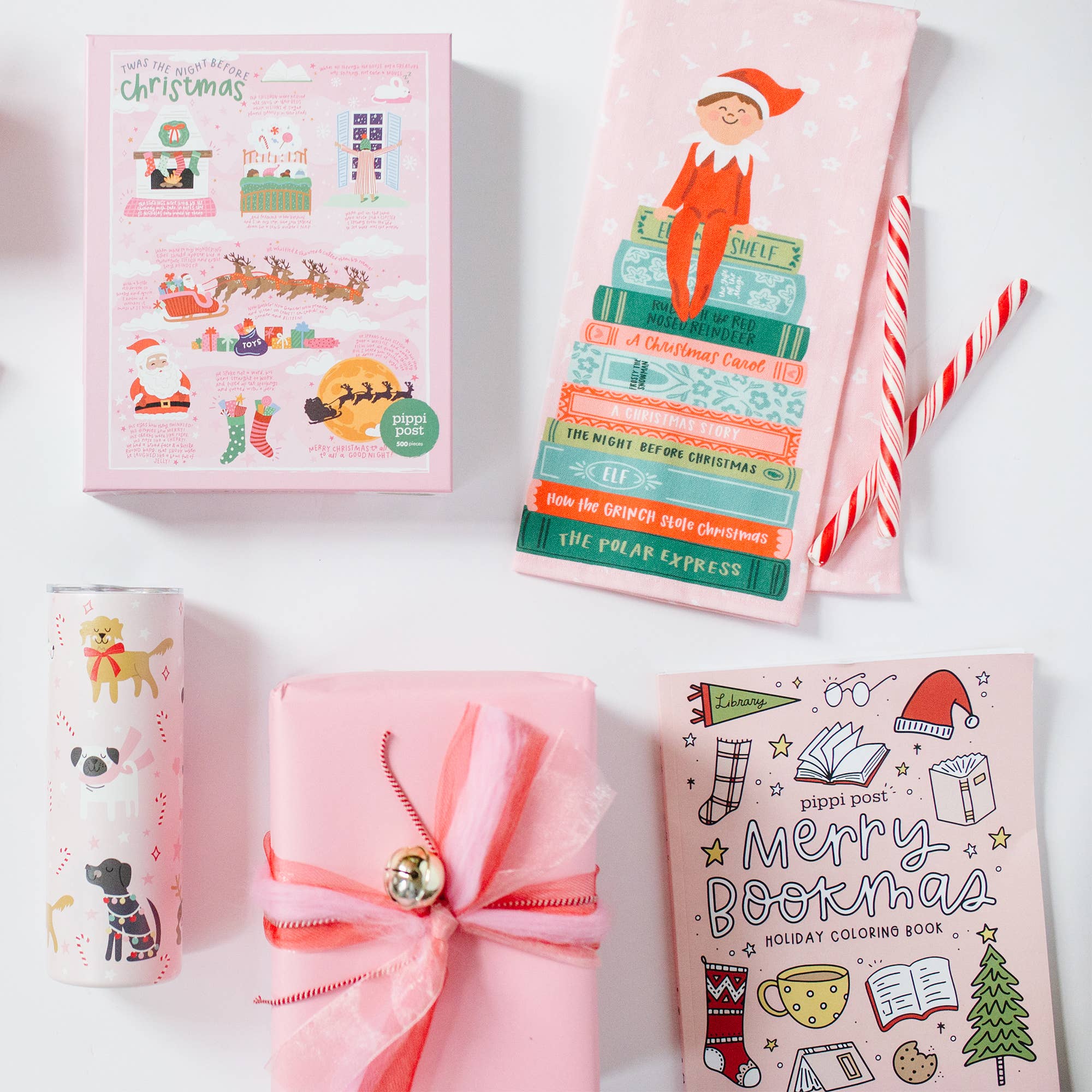 Merry Bookmas Holiday Coloring Book from Anderson Parker