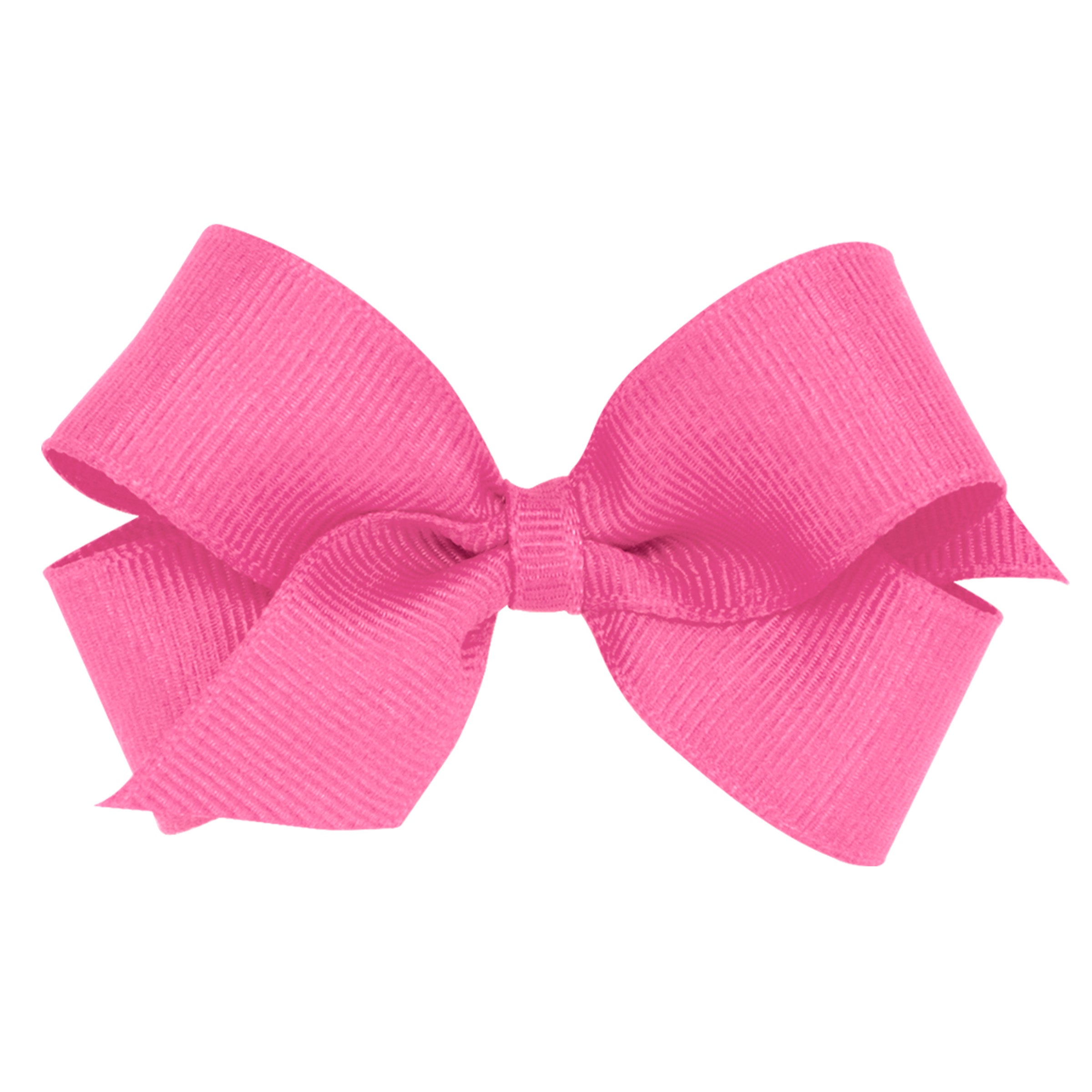 Mini Classic Grosgrain Hair Bow - Hot Pink from Anderson Parker