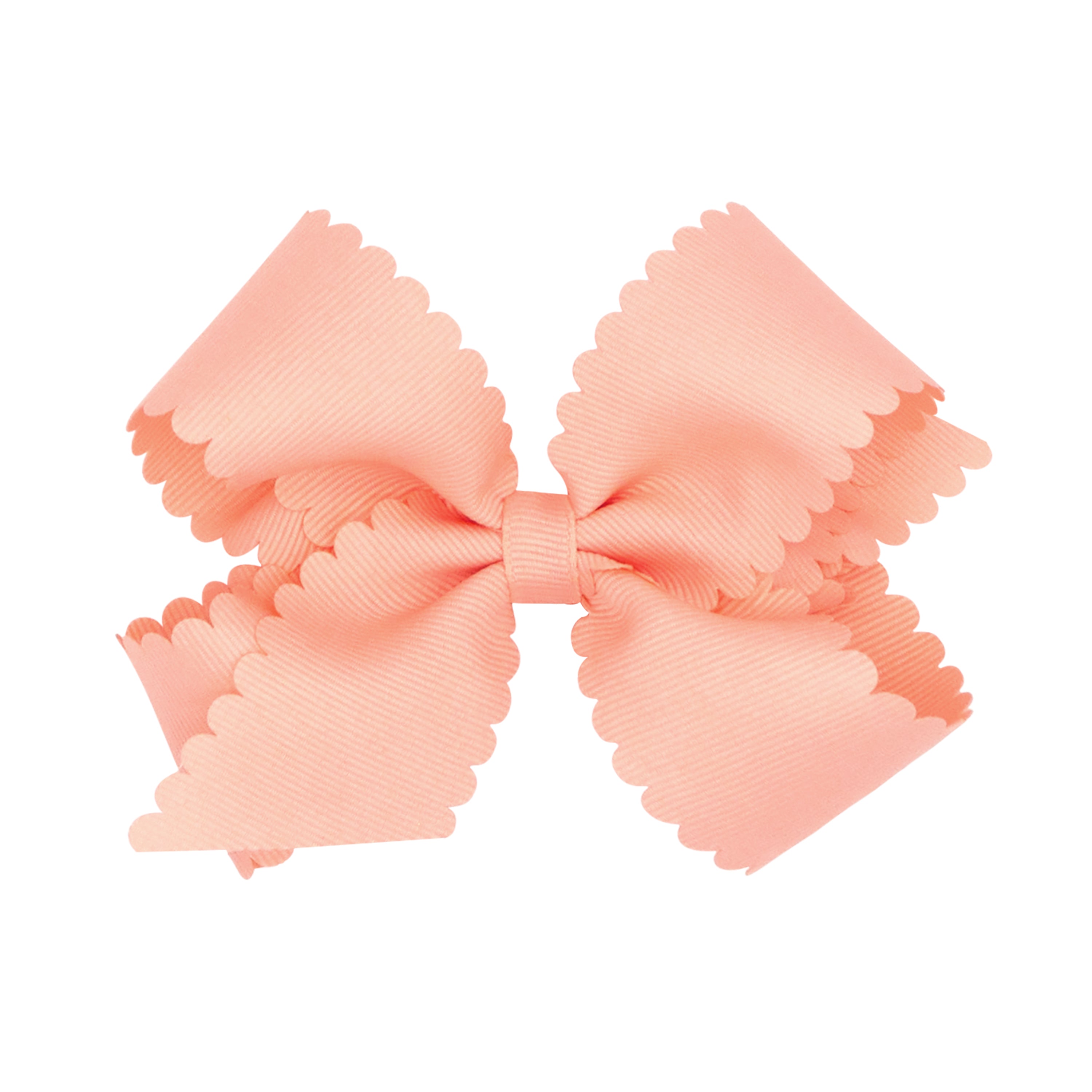 Mini Grosgrain Hair Bow with Scalloped Edge from Anderson Parker