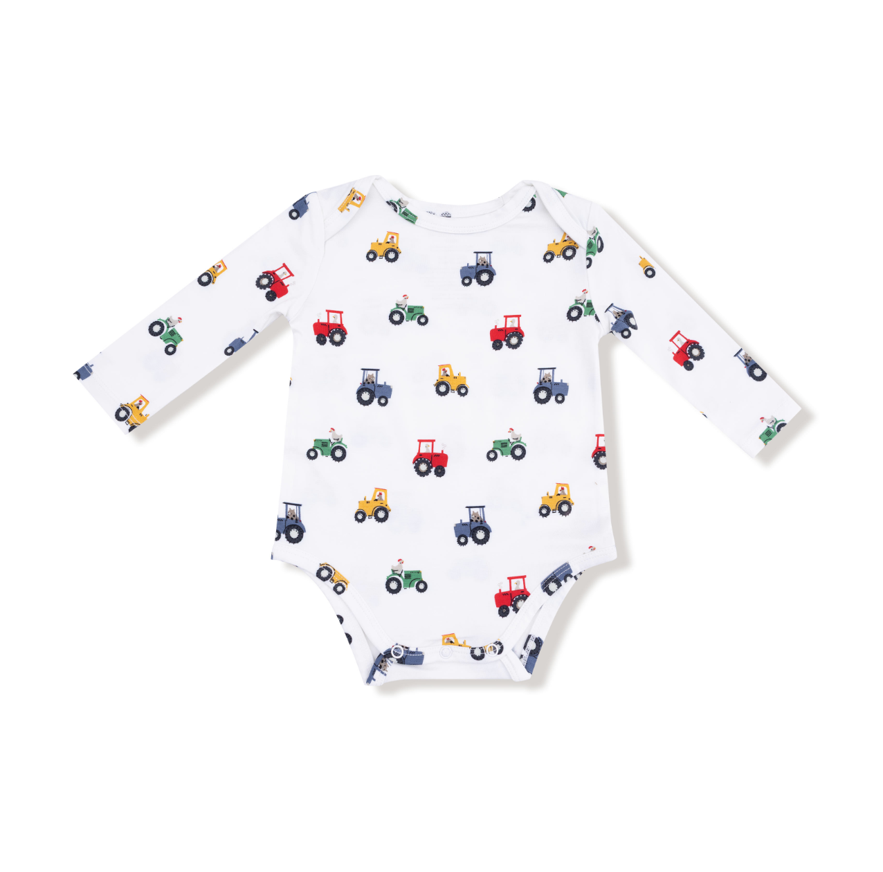 Mini Tractors - Tractor Applique French Terry Overalls & Bodysuit Set from Anderson Parker