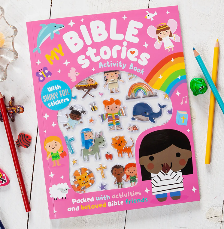 My Bible Stories Activity Book (Pink) from Anderson Parker