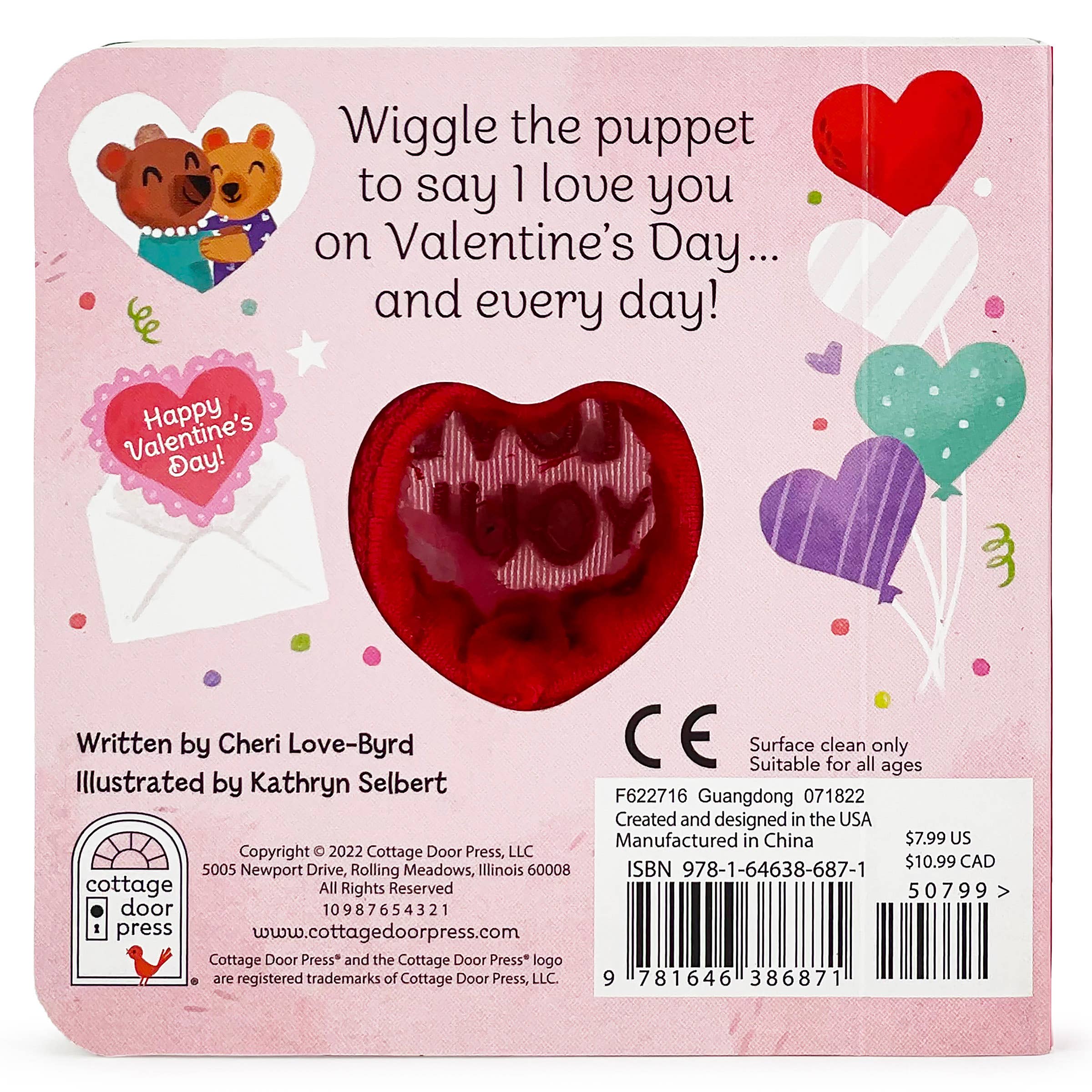 My Little Valentine Finger Puppet Board Book from Anderson Parker