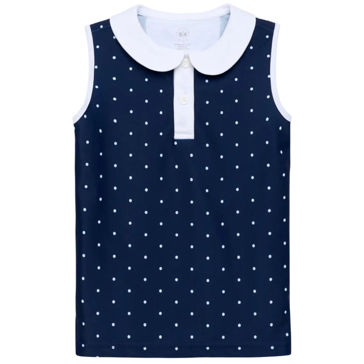 Navy Polka Dot Girly Girl Tank from Anderson Parker