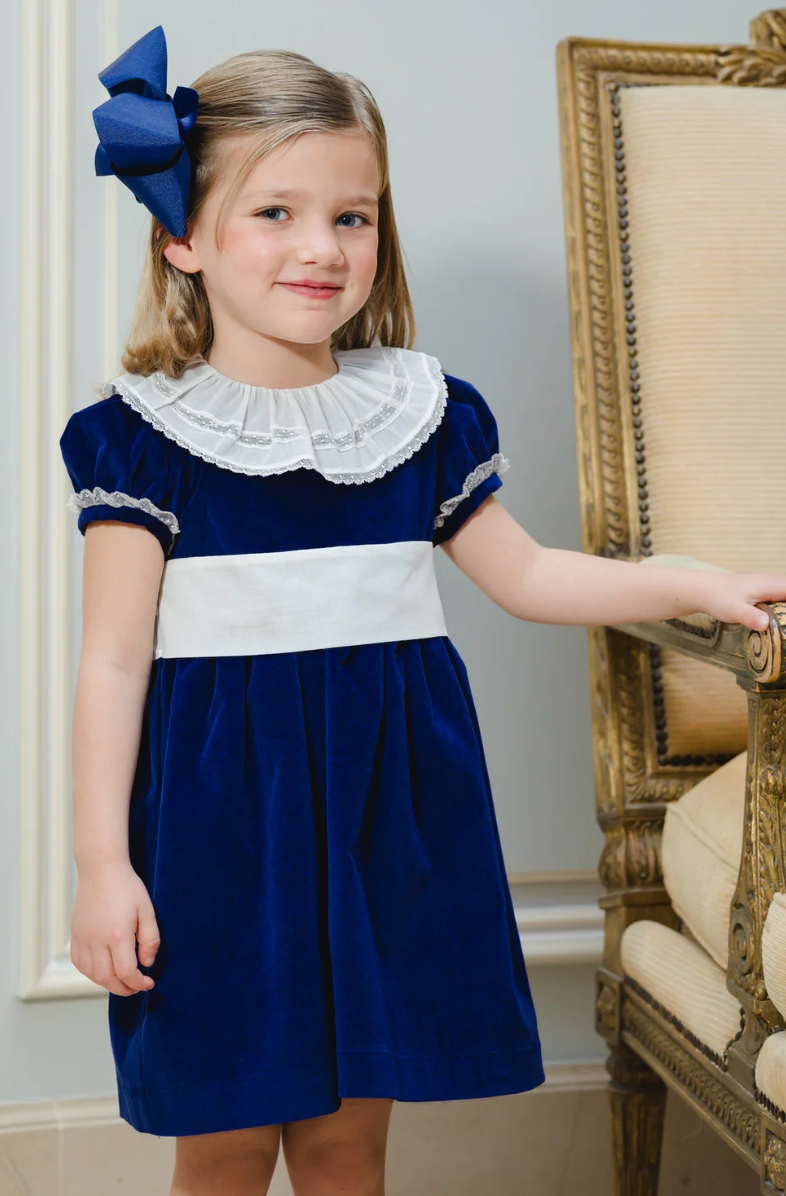 Navy Velvet Dress from Anderson Parker
