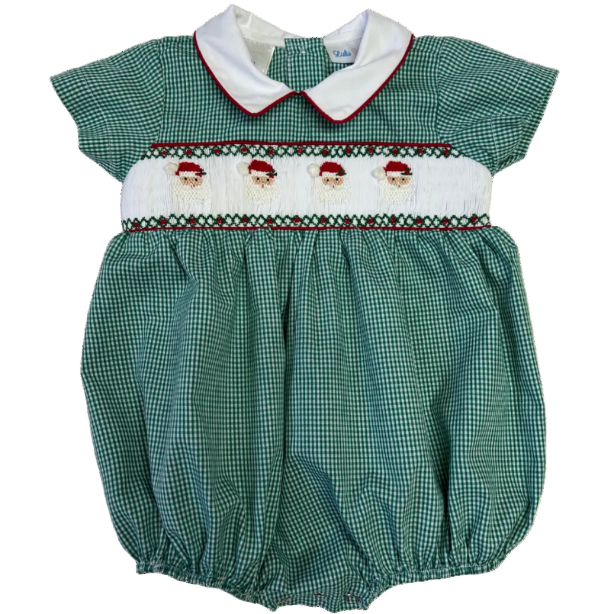 Noah Santa Smocked Boy Bubble from Anderson Parker