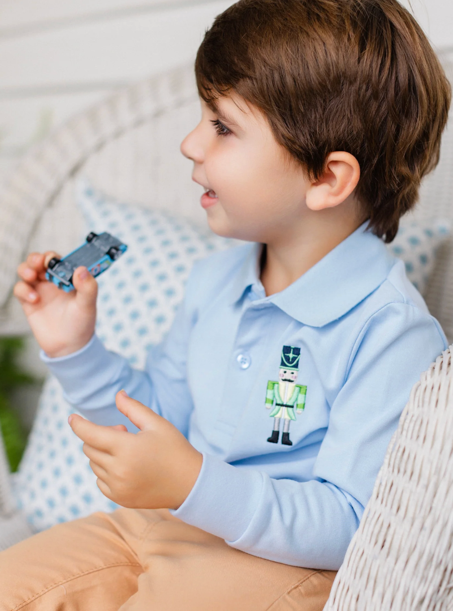 Nutcracker Long Sleeve Boys' Polo from Anderson Parker