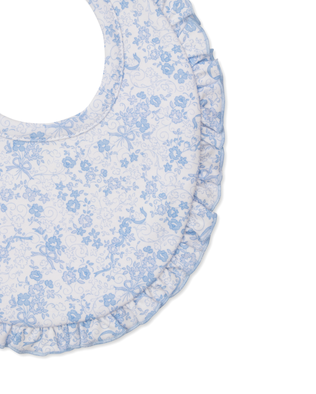 Old English Roses Bib - Blue from Anderson Parker