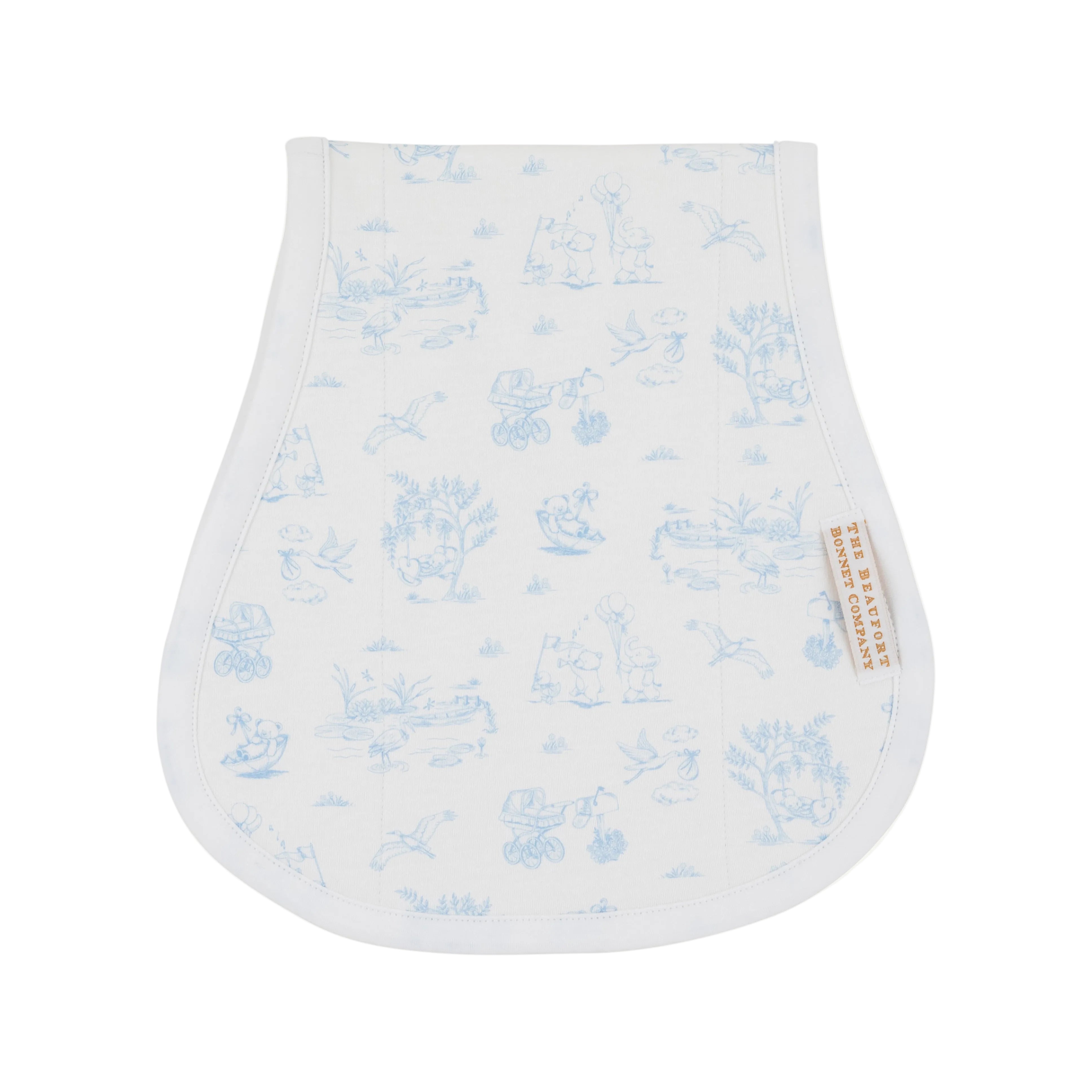 Oopsie Daisy Burp Cloth - Sir Propers Sweet Arrival (Beale Street Blue) from Anderson Parker