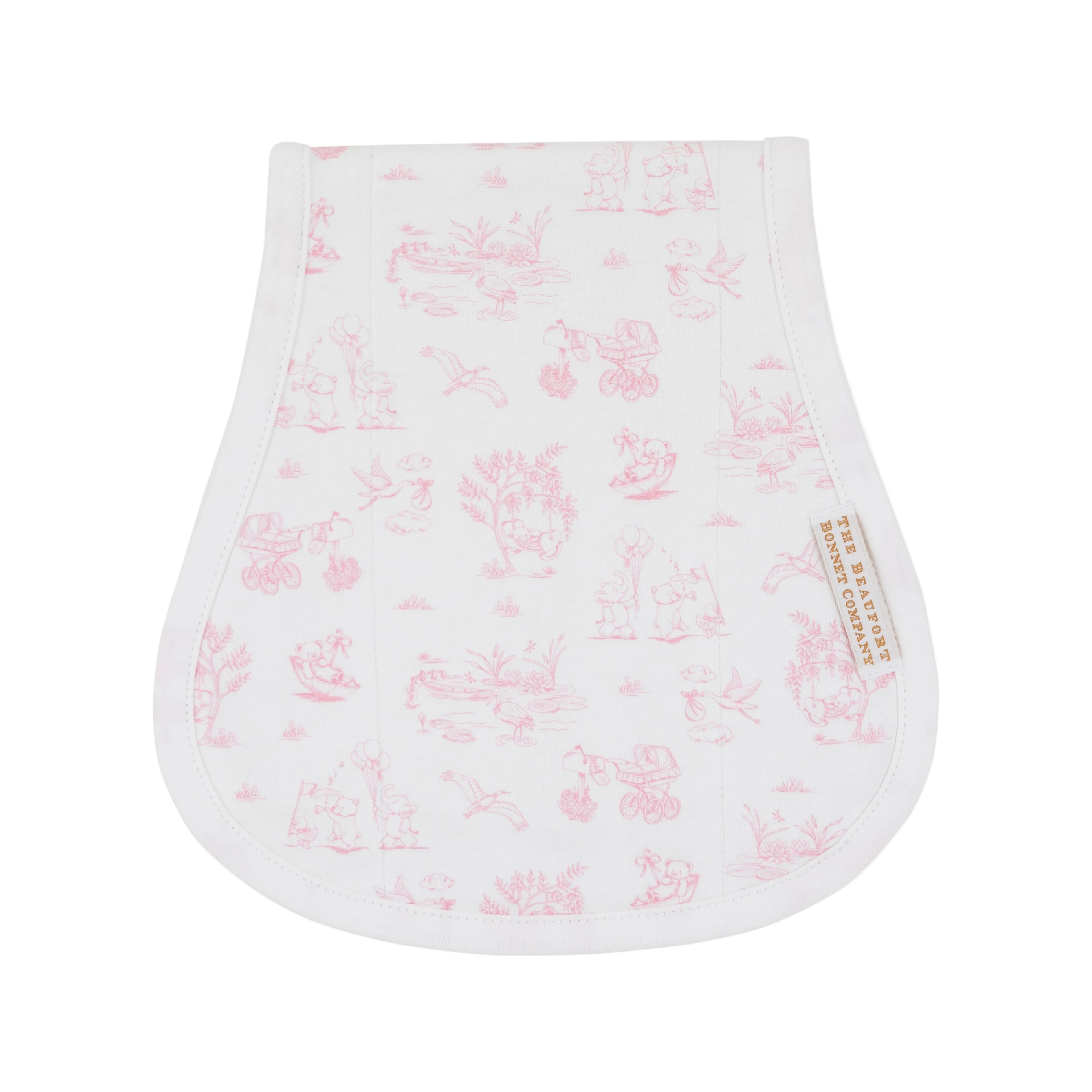 Oopsie Daisy Burp Cloth - Sir Propers Sweet Arrival (Hamptons Hot Pink) from Anderson Parker