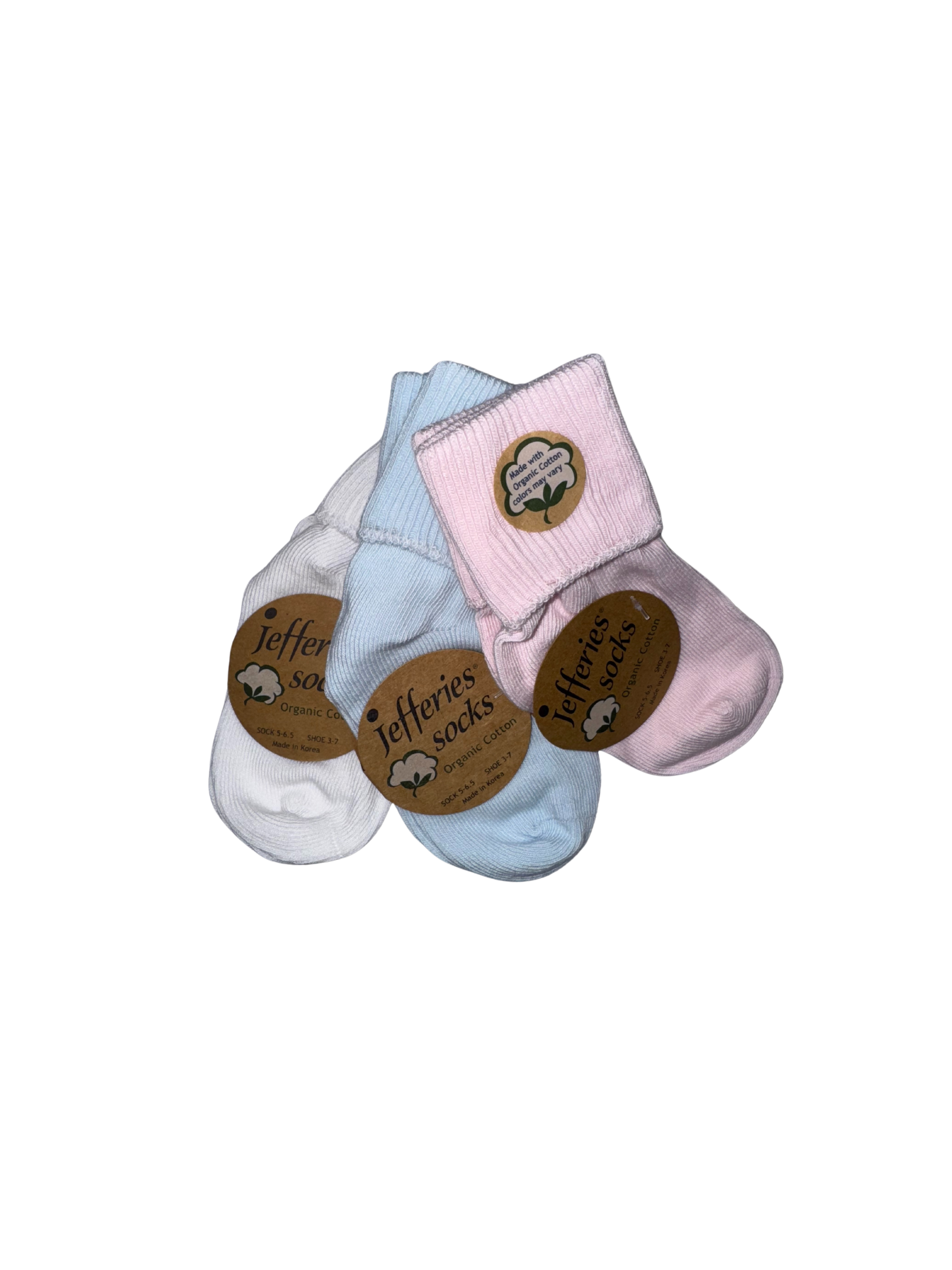 Organic Cotton Turn Cuff Socks from Anderson Parker