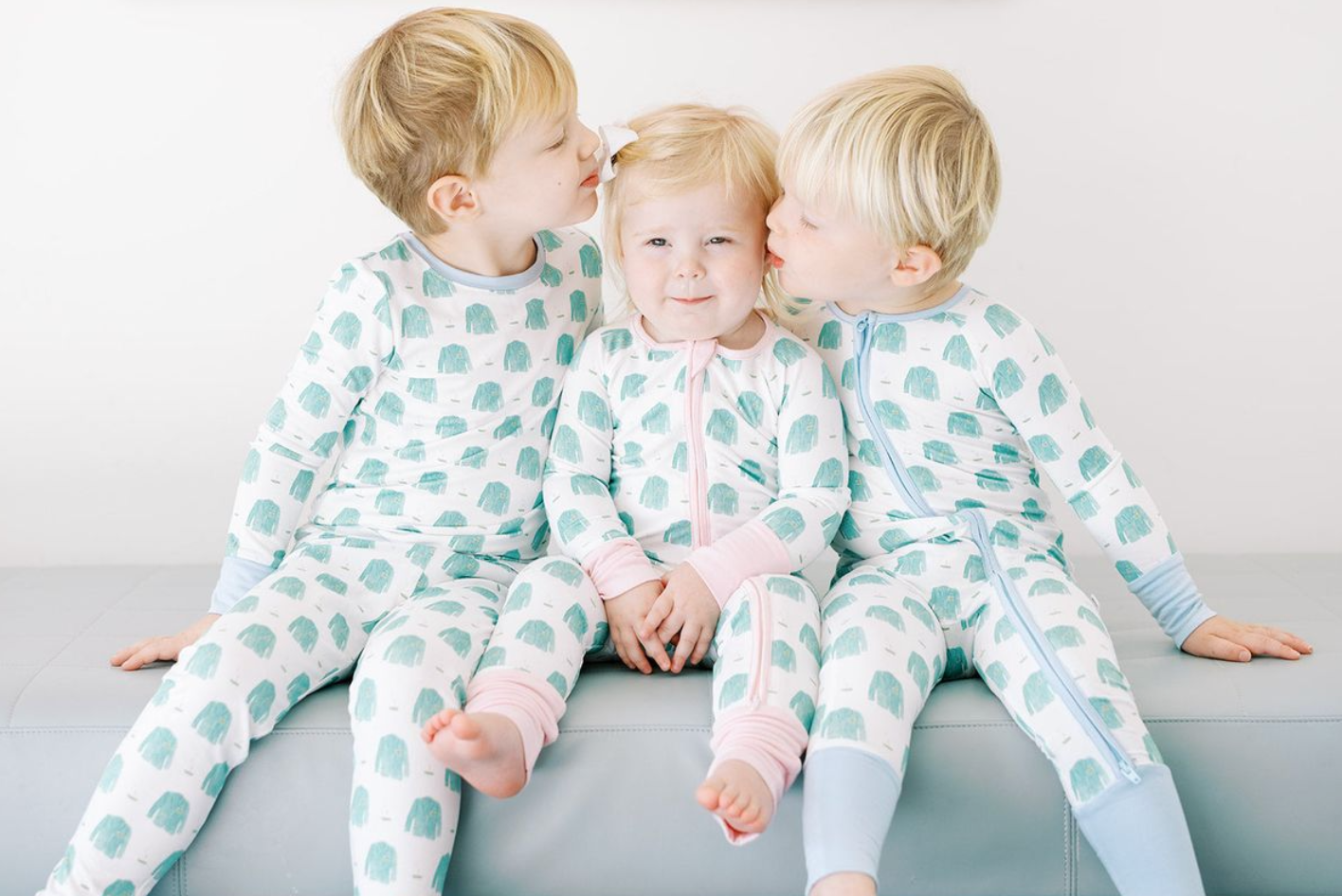 Pajama Set 2 Piece - Golf - Blue from Anderson Parker