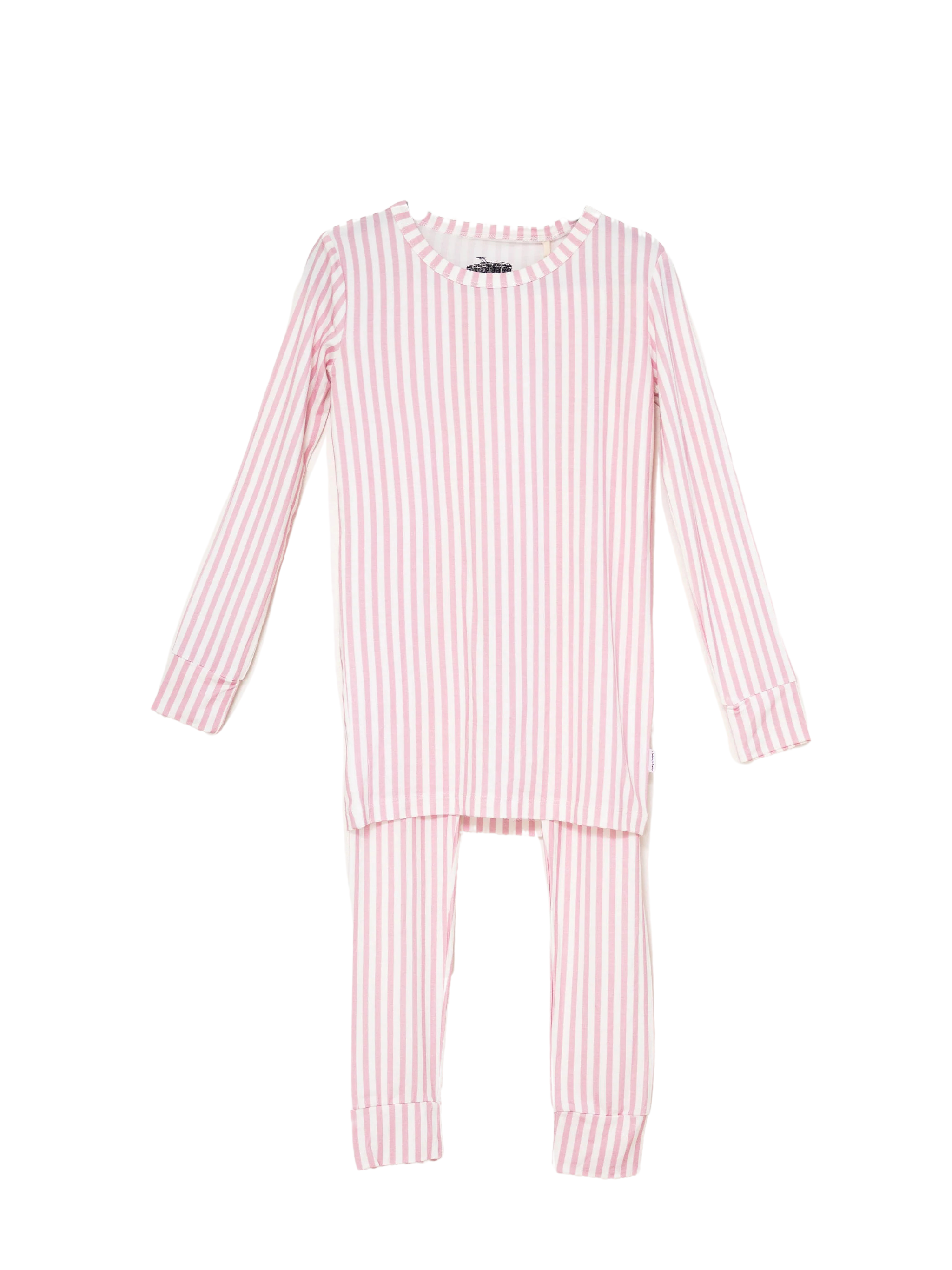 Pajama Set 2 Piece - Mini Stripe Pink from Anderson Parker