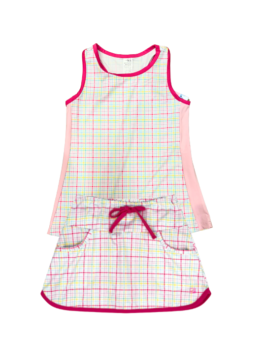 Palm Island Windowpane Skort Set from Anderson Parker