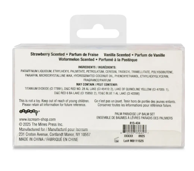 Palm Paradise Lip Balm Set from Anderson Parker